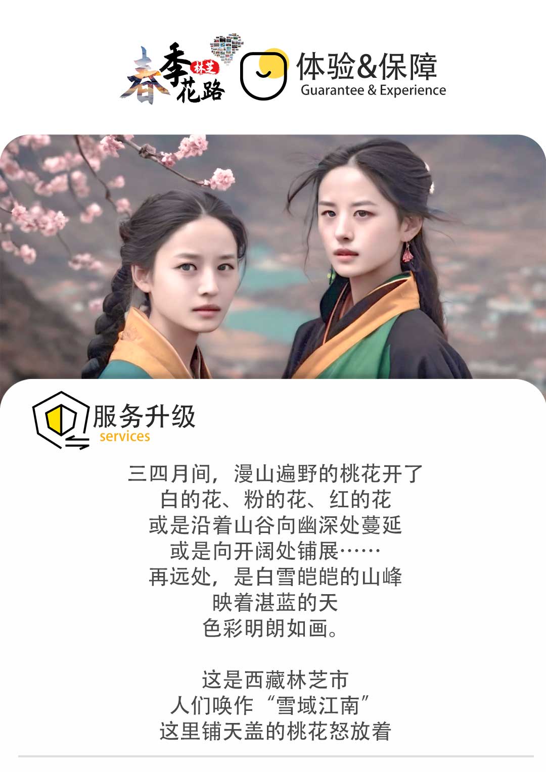 林芝桃花节五天